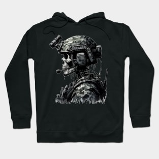 Skeleton Skull Soldier Hoodie